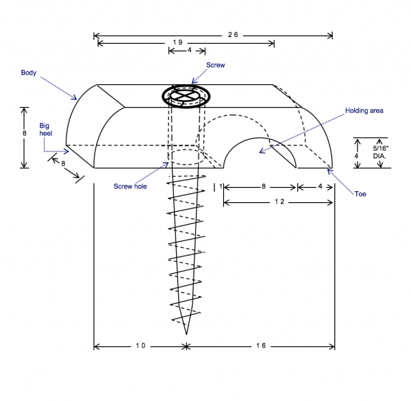 Wire & Fence Fasteners, Fence Screws Big Heel Fasteners